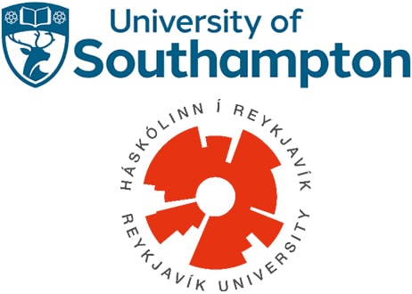 University of Southhampton logo and Reykjavik University logo
